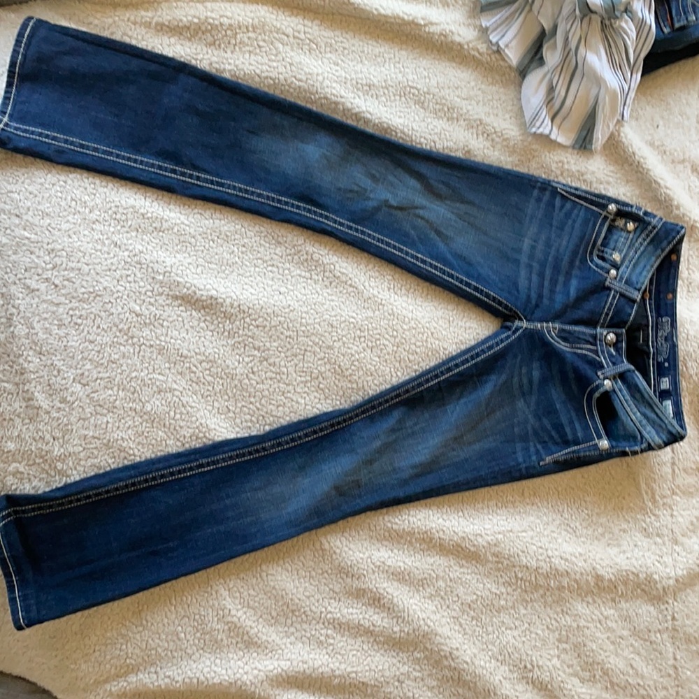 Dark size 27 bootcut miss me jeans